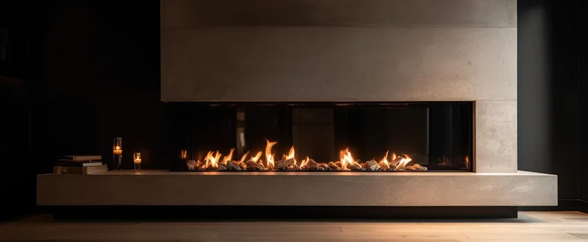 Gas Fireplace Ember Bed Design Services in Westchester, Illinois