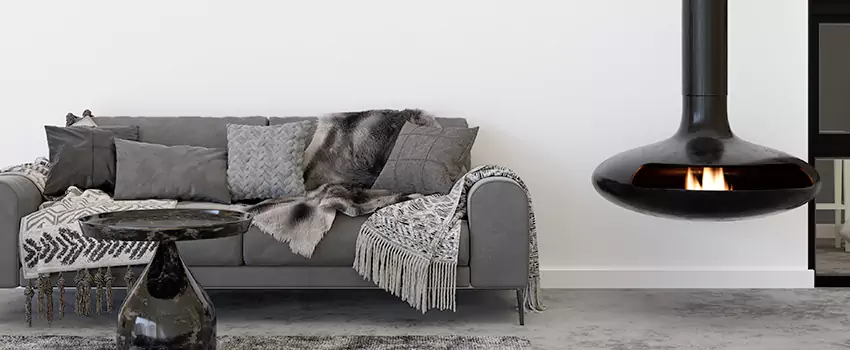 Circular Hanging Fireplace Installation Services in Westchester, IL