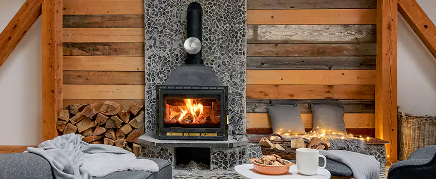 Thelin Hearth Products Direct Vent Gas Stove Fireplace Inspection in Westchester, Illinois